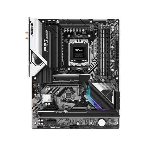 ASRock | X670E PRO RS | Processor family AMD | Processor socket AM5 | DDR5 DIMM | Memory slots 4 | Supported hard disk drive int - 3